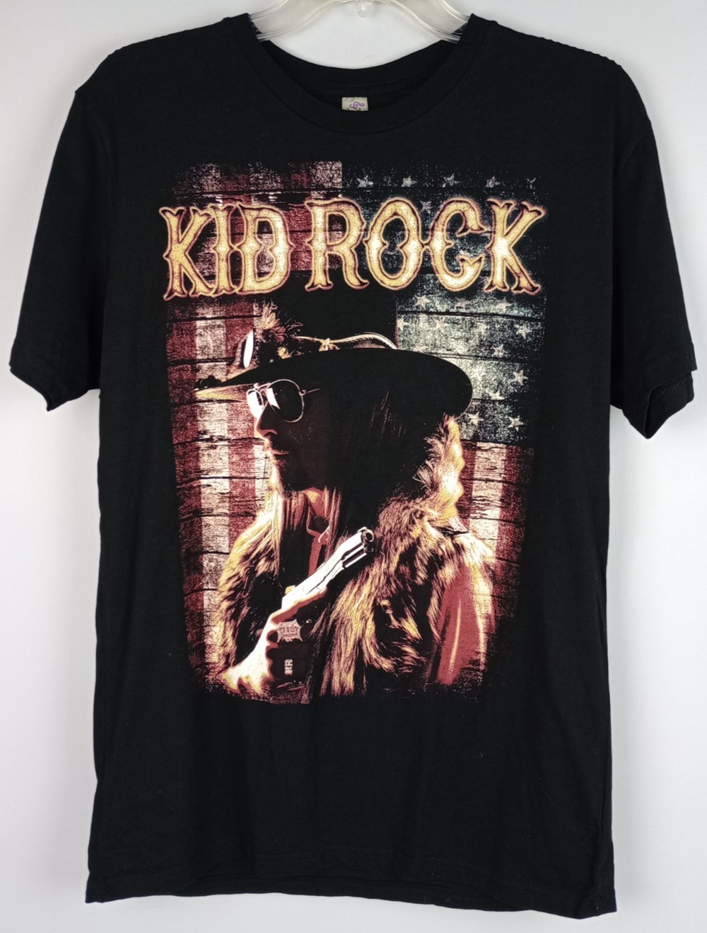 Rock Me Adult M Black Kid Rock First Kiss Cheap Date Tour 2015 Graphic Tshirt